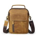 Tiding Retro Leather Men Customized Fashion New Shoulder Messenger Crossbody Bag